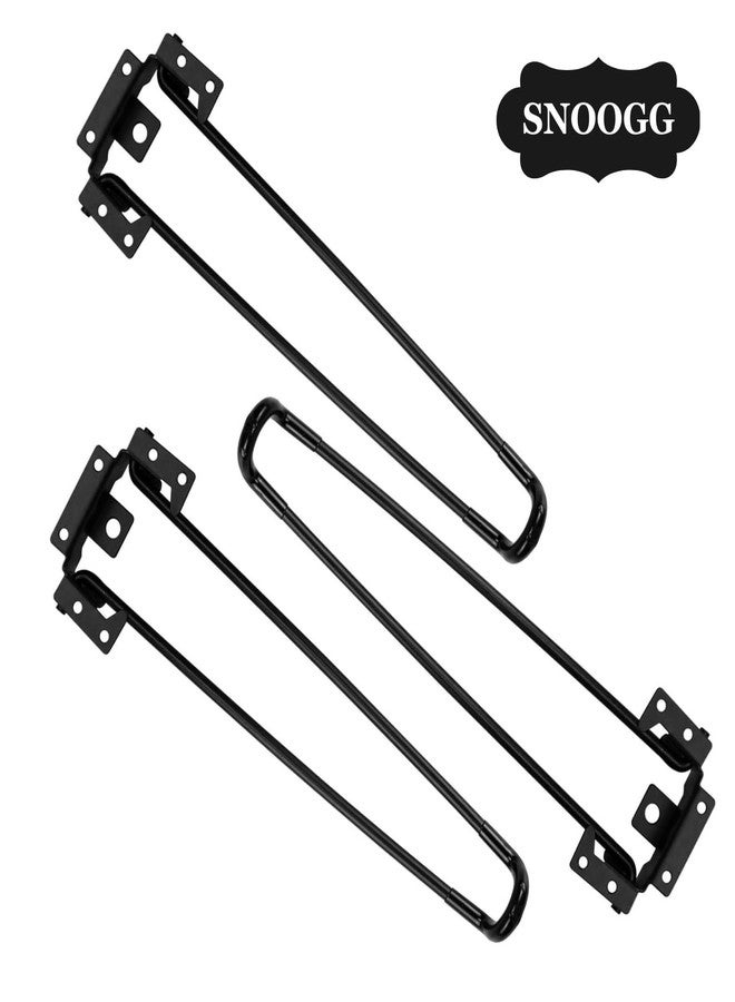 SNOOGG 3 Pcs Heavy Duty Metal Folding Table Legs for DIY Coffee & Side Desk | Easy Install with Screws for Home Furniture - Image 2